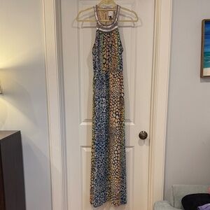 Anthropologie HD in Paris Embellished Beaded Neckline Dress